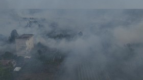 Sekitar 40 pasien RS Jiwa Sambang Lihum yang masuk kategori khusus dievakuasi ke ruangan aman akibat ancaman karhutla di sekitar RSJ.