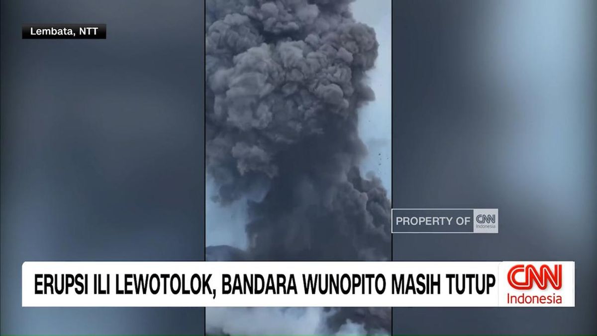 VIDEO: Gunung Ili Lewotolok dan Semeru Kembali Erupsi