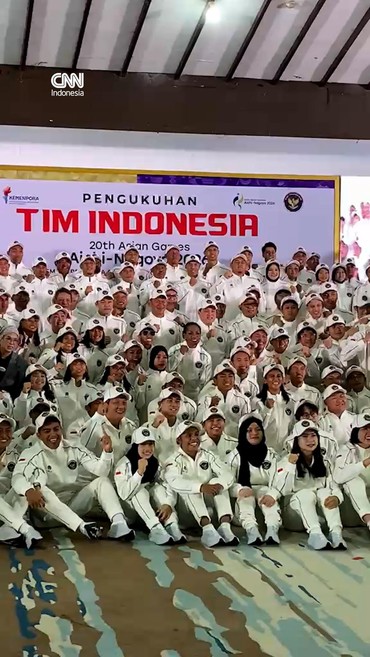 Momen Pengukuhuan Kontingen Indonesia di Asian Games 2026