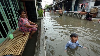 Banjir Rendam Sejumlah Titik di Kota Medan