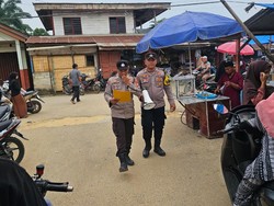 Cegah Karhutla, Polda Riau Masifkan Patroli Toa Keliling Pasar hingga Desa