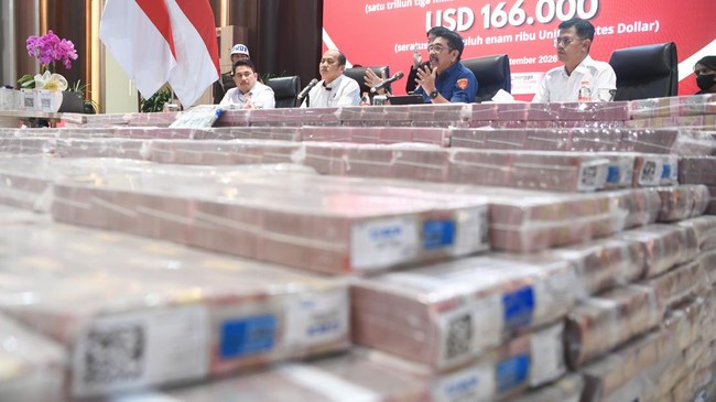 Kejagung Sita Uang Rp1 T Kasus Penyerobotan Lahan Inhutani V