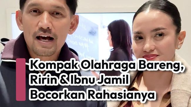 Kompak Olahraga Bareng, Ririn dan Ibnu Jamil Bocorkan Rahasianya