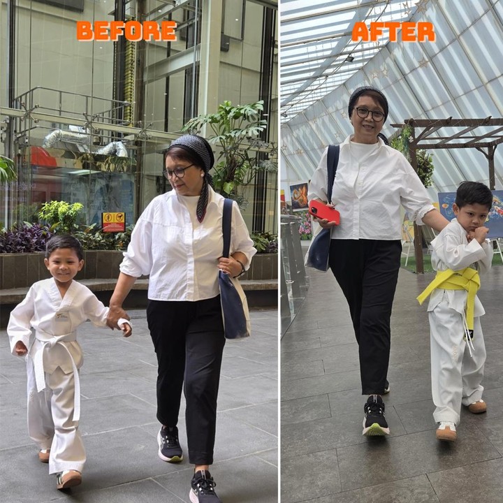 <p>Di tengah kesibukannya, Retno selalu meluangkan waktu untuk menemani cucu-cucunya beraktivitas. Misalnya saja, seperti foto berikut ini saat menemani salah satu cucunya, Bramastha, ujian taekwondo. &ldquo;Mengantar Bramastha ujian taekwondo - dari sabuk putih ke sabuk kuning,&rdquo; tulis Retno, dikutip dari laman Instagram <em>@retno_marsudi,</em> Kamis (10/9/2026).&nbsp;(Foto: Instagram @retno_marsudi)</p>