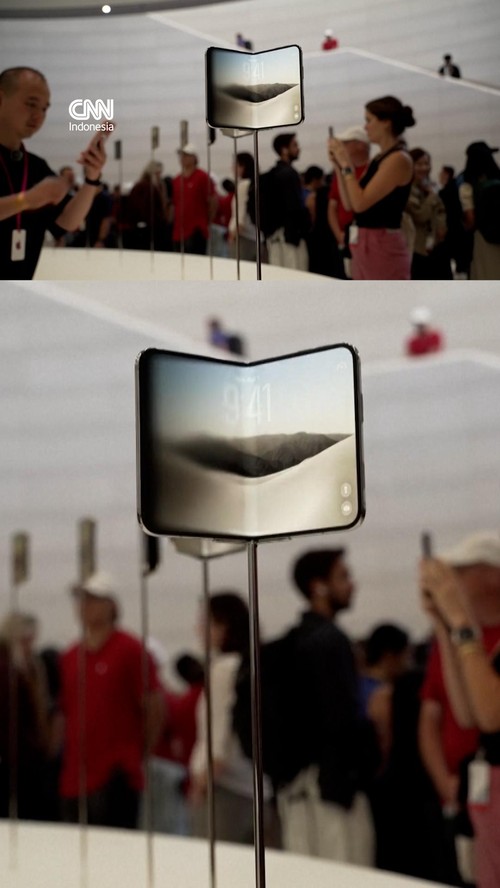 Momen Apple Luncurkan HP Lipat Pertamanya