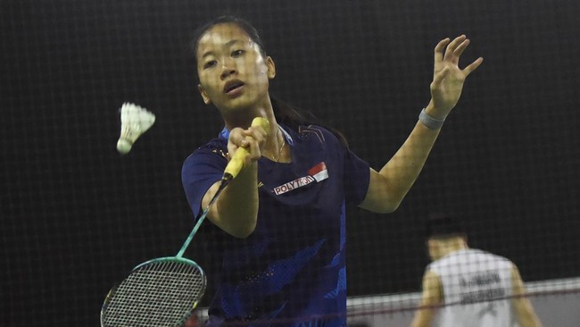 Latihan Pebulu Tangkis Indonesia Jelang Asian Games