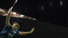Pebulu tangkis putri Indonesia Siti Fadia Silva Ramadhanti menjalani latihan di Pelatnas PBSI Cipayung, Jakarta, Kamis (10/9/2026). PP PBSI menurunkan 20 pebulu tangkis untuk memperkuat tim bulu tangkis Indonesia pada Asian Games Aichi-Nagoya 2026 di