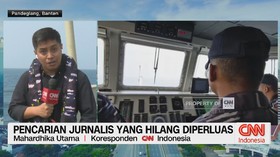 Pencarian Jurnalis yang Hilang Diperluas