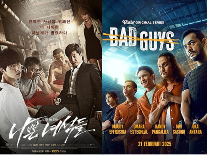 Potret poster drakor Bad Guys dan adaptasi series Indonesia/Foto: asianwiki.com, imdb.com