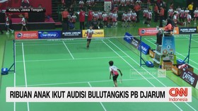 Ribuan Anak Ikut Audisi Bulutangkis PB Djarum