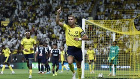 Soccer Football - Saudi Pro League - Al Nassr v Abha - Al Awwal Park, Riyadh, Saudi Arabia - September 9, 2026 Al Nassr's Cristiano Ronaldo celebrates scoring their first goal REUTERS/Hamad I Mohammed