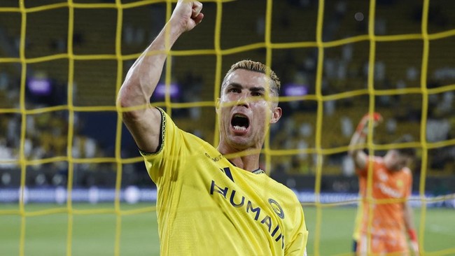 Soccer Football - Saudi Pro League - Al Nassr v Abha - Al Awwal Park, Riyadh, Saudi Arabia - September 9, 2026 Al Nassr's Cristiano Ronaldo celebrates after the match REUTERS/Hamad I Mohammed
