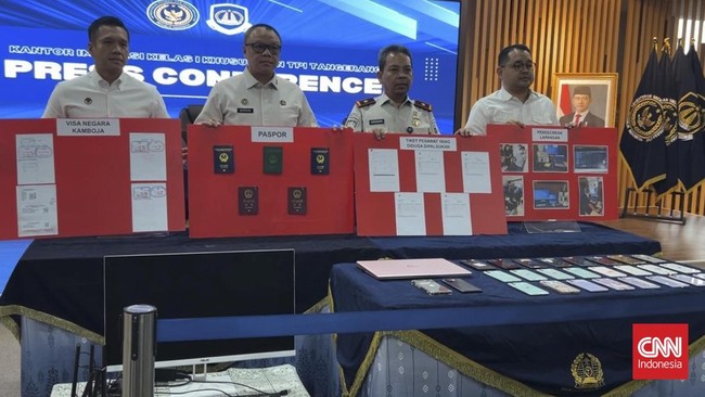  Warga Negara China buka kantor judi online di Tangerang, mempekerjakan WN China dan Vietnam. Lima pelaku ditangkap, terancam hukuman penjara.