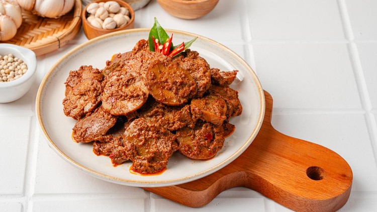 Ilustrasi rendang jengkol