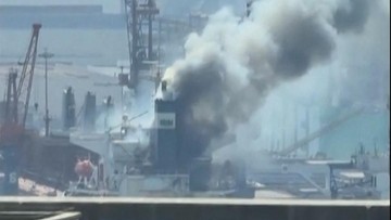Kapal Kargo Asing Terbakar di China, 25 Orang Tewas
