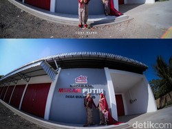 Viral Anti-Mainstream, Pengantin Ini Foto Nikah di Depan Kopdes Merah Putih