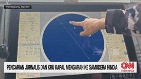 Pencarian Jurnalis dan Kru Kapal Mengarah ke Samudra Hindia