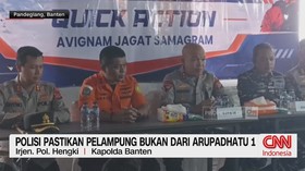 Polisi Pastikan Pelampung Bukan dari Arupadhatu 1