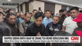 Wapres Gibran Minta Maaf ke Orang Tua Murid Keracunan MBG