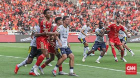 Persija vs Persib di Super League berlangsung di GBK
