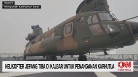 helikopter Jepang, karhutla Indonesia,
