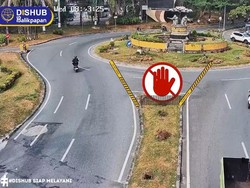Sering Dipakai Lawan Arah, Putaran Bundaran Monyet Balikpapan Ditutup