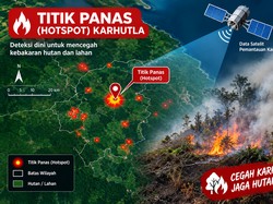 Hotspot September Sumsel Tembus 11.543 Titik, Tertinggi Sejak 2015