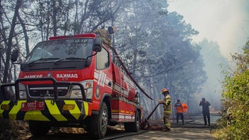 Api Karhutla Bromo Merembet ke Jalan Raya Malang-Lumajang