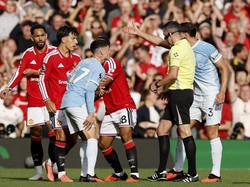 Babak I MU Vs Man City: Foden Dikartu Merah, Skor Masih 0-0