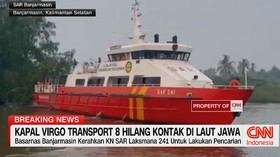Kapal Virgo Transport 8, kapal hilang kontak, kapal Surabaya Banjarmasin, 243 penumpang, kapal hilang, pencarian kapal, SAR kapal hilang,