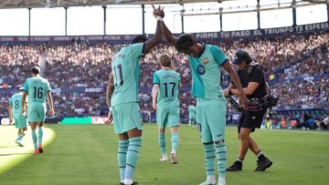 Sorotan Dunia Olahraga CNN Sport : Hasil Liga Spanyol: Drama 6 Gol, Barcelona Hajar Levante