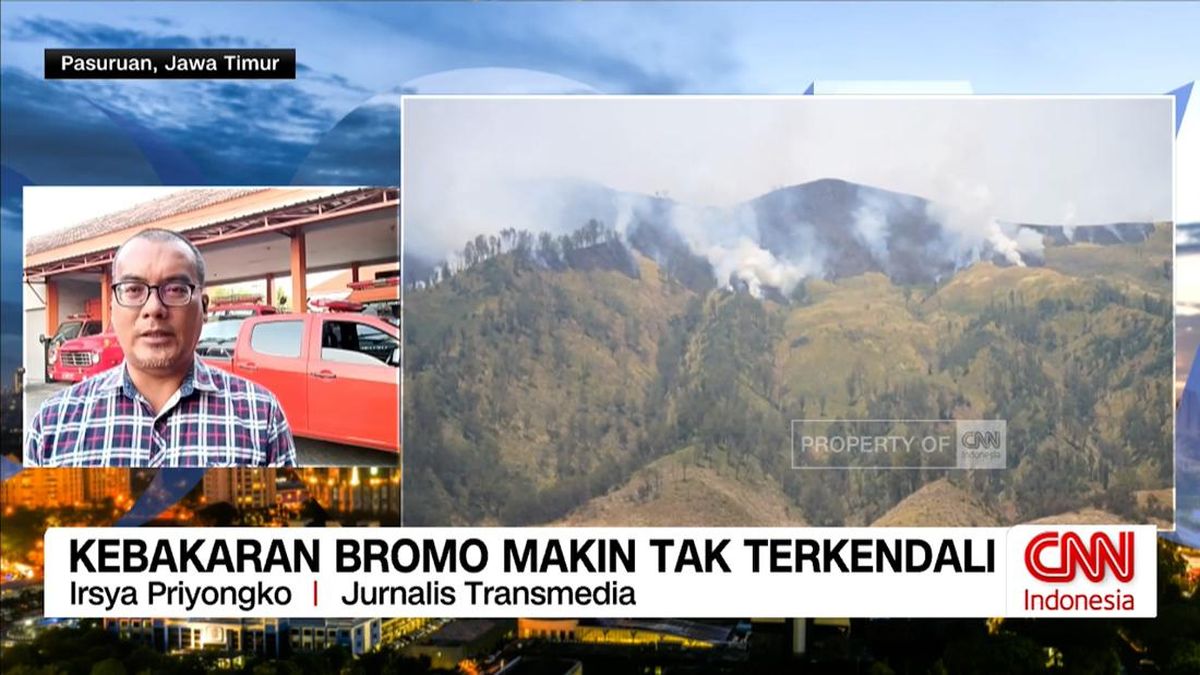 VIDEO: Kebakaran Bromo Makin Tak Terkendali, Wisata Ditutup Total