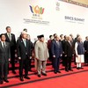Momen Sesi Foto BRICS, Prabowo di Barisan depan Bareng Xi Jinping-Putin