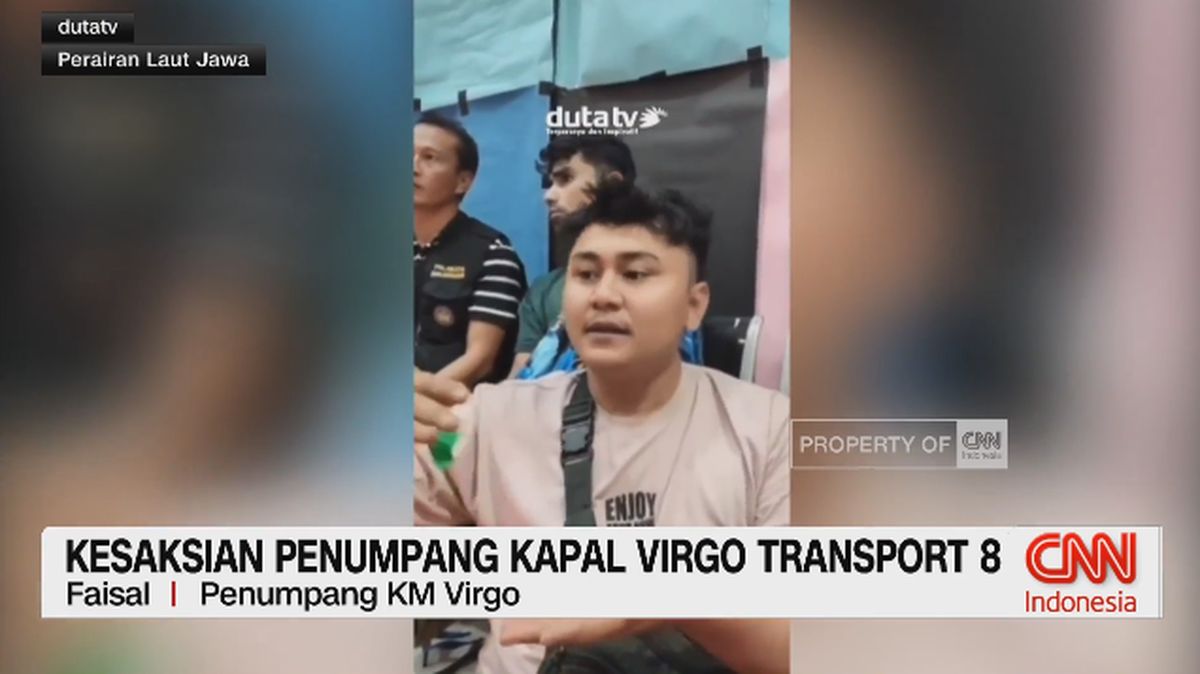 VIDEO: Kesaksian Penumpang Sebelum Kapal Virgo Transport 8 Terbalik