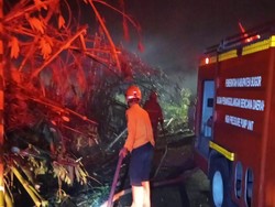 Lahan di Rumpin Bogor Terbakar Gegara Puntung Rokok
