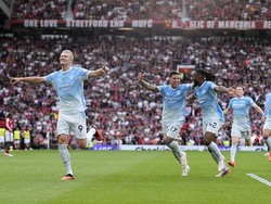 Man City Jadi Tamu Pertama yang Menang 10 Kali di Old Trafford