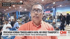 Pencarian Korban Tenggelamnya Kapal Km Virgo Transport 8