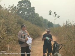 Polisi Gencarkan Imbauan Cegah Karhutla di Banyuasin