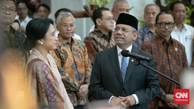 Presiden Prabowo Subianto menunjuk Suahasil Nazara sebagai Menteri Keuangan menggantikan Purbaya Yudhi Sadewa, Senin (14/9/2026). Suahasil sebelumnya menjabat sebagai Wakil Menteri Keuangan dan kini dipercaya memimpin Kementerian Keuangan dalam sisa 