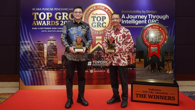 PT Pertamina Gas (Pertagas) meraih TOP GRC Awards 2026 Bintang Lima atau kategori Sangat Ekselen, penghargaan tertinggi dalam ajang TOP GRC Awards 2026.