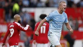Soccer Football - Premier League - Manchester United v Manchester City - Old Trafford, Manchester, Britain - September 13, 2026 Manchester City's Erling Haaland celebrates after the match Action Images via Reuters/Jason Cairnduff EDITORIAL USE ONLY.