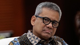 Indonesia's Deputy Finance Minister Suahasil Nazara attends a monthly media briefing on the state budget at the Finance Ministry in Jakarta on June 5, 2026. (Photo by YASUYOSHI CHIBA / AFP)