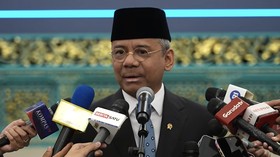 Suahasil Nazara dilantik sebagai Menteri Keuangam Masa Jabatan Periode Tahun 2024-2029, di Istana Negara, Jakarta, Senin (14/9/2026).