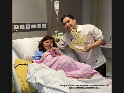 Selamat, Adinda Thomas dan Raka Akmal Sambut Kelahiran Anak Pertama