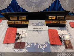 Bea Cukai Gagalkan Penyelundupan 330 Kg Emas, Jaringannya dari China-India