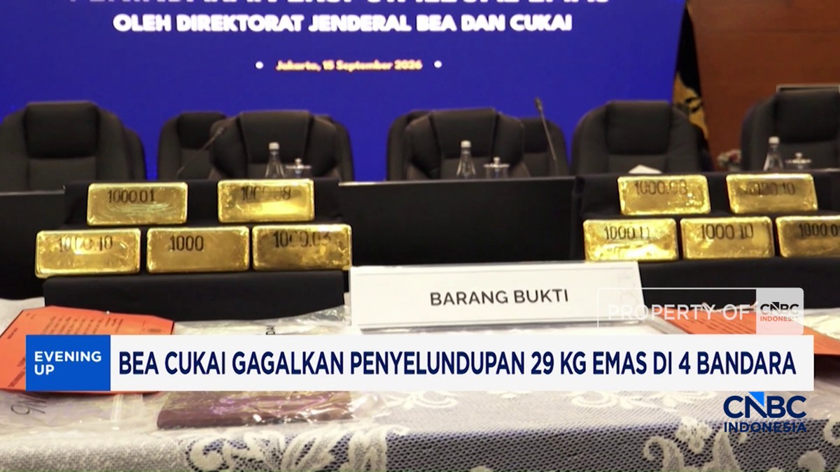 Video: Bea Cukai Gagalkan Penyelundupan 29 Kg Emas di 4 Bandara