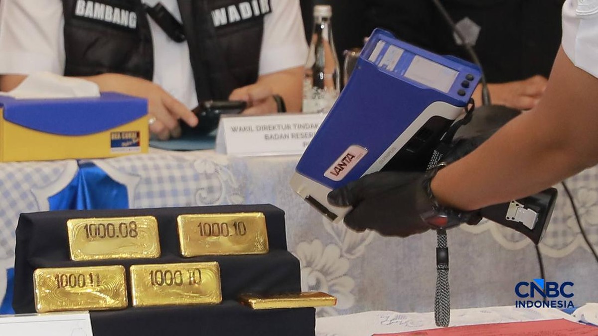 Bea Cukai Amankan 353 Kg Emas dari 94 Kali Gagalkan Penyelundupan