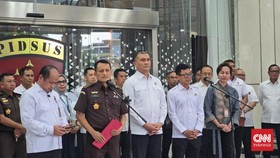 Rapat Koordinasi Tim 9 Kejagung dengan Kortas Tipidkor Polri dan KPK terkait penanganan perkara eks Jampidsus Febrie Adriansyah.