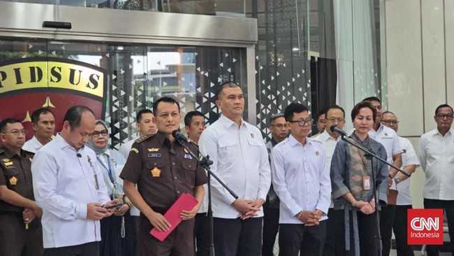 Rapat Koordinasi Tim 9 Kejagung dengan Kortas Tipidkor Polri dan KPK terkait penanganan perkara eks Jampidsus Febrie Adriansyah.