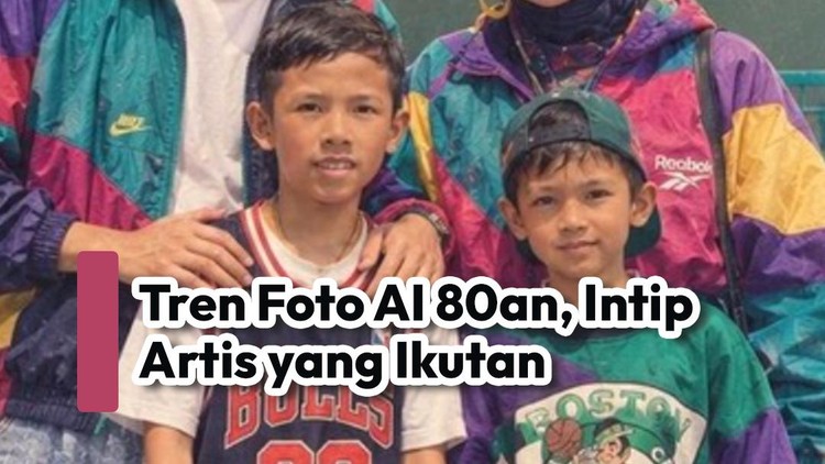 Tren Foto AI 80an, Intip Artis yang Ikutan